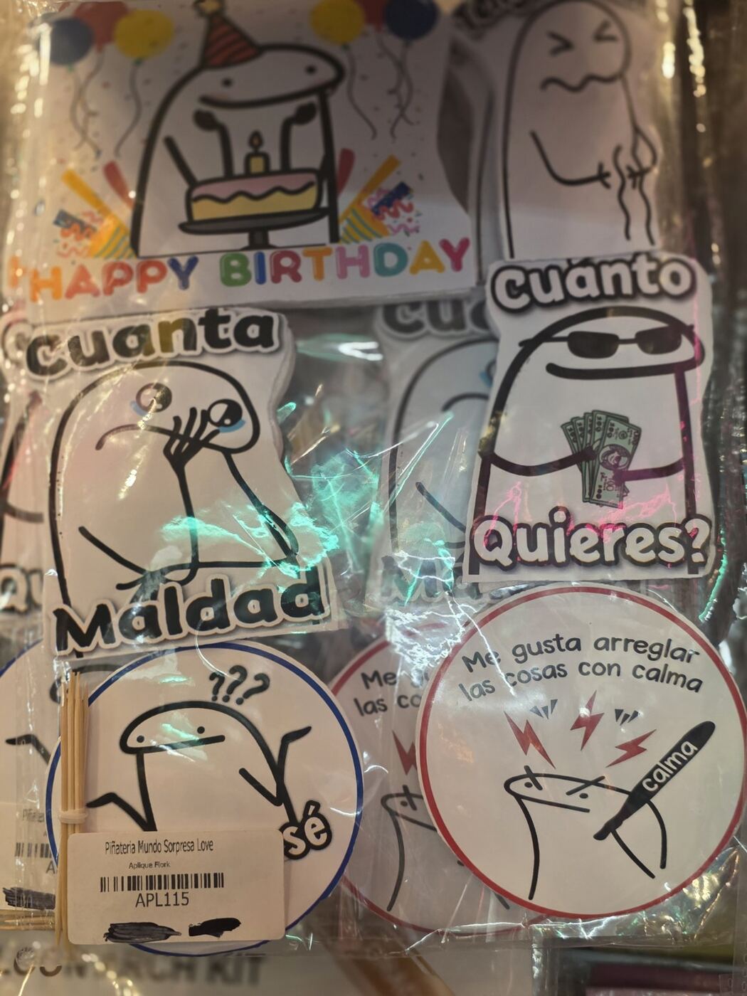 Apliques con frases divertidas para cumpleaños