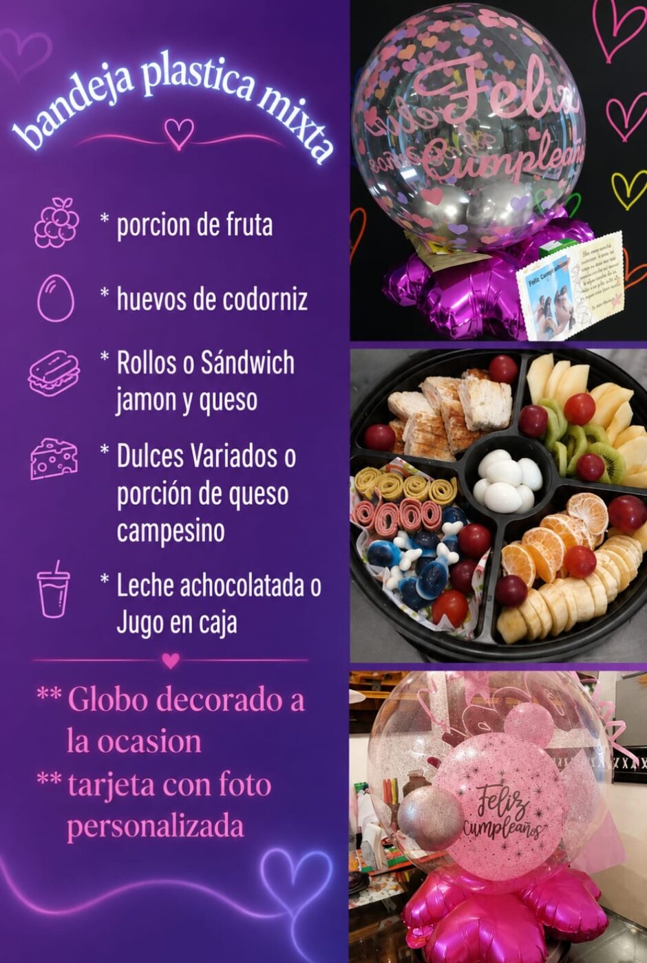 Tabla de desayuno para compartir